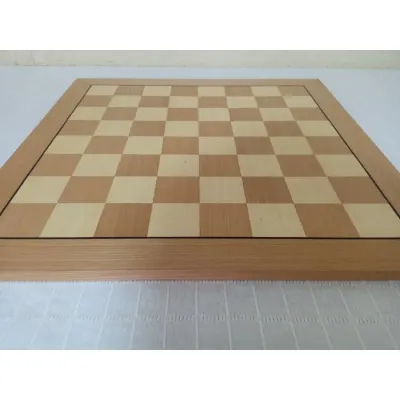 Tabuleiro de Xadrez Tradicional Carvalho Extra Grande - artesanato de Casa da Marchetaria