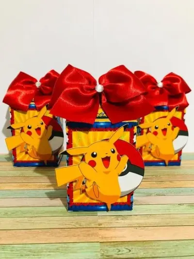 Caixa Milk Pokemon - artesanato de Fina Essência Papelaria Personalizada