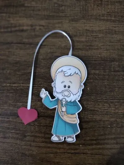 Marcador de Página 08 cm - São Pedro T - artesanato de Emejhu Personalizados