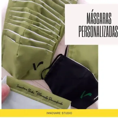 Máscara de Proteção Personalizada - artesanato de Innovare Studio