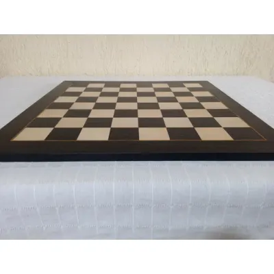 Tabuleiro de Xadrez Tradicional Black Wood Extra Grande - artesanato de Casa da Marchetaria