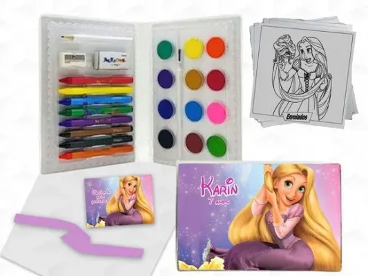 Estojo de Pintura Enrolados Personalizado - artesanato de creativitybynina