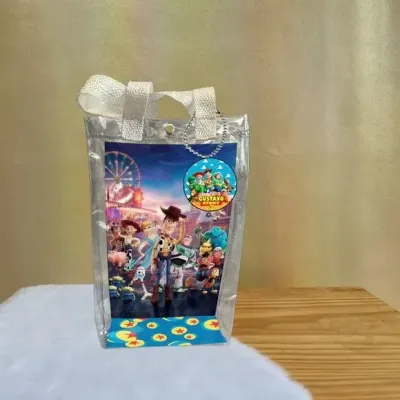 Sacola Transparente Toy Story Personalizado - artesanato de Artmanha Lembrancinhas