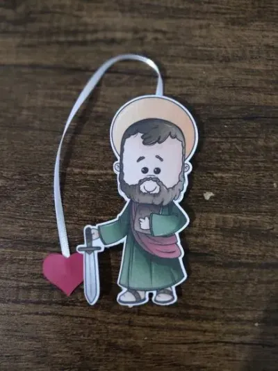 Marcador de Página 08 cm - São Paulo T - artesanato de Emejhu Personalizados