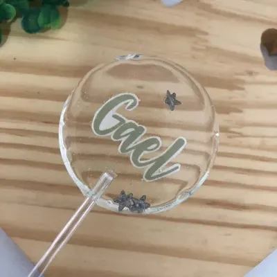 Pirulito com Nome - artesanato de Lollipops Cristal