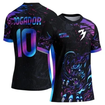 Camisa Interclasse Modelo 232 Pantera Neon - artesanato de JD PRINT 3D