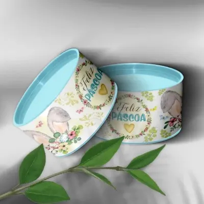 Tubo Lata - Páscoa Personalizada - artesanato de Mi Papelaria Criativa