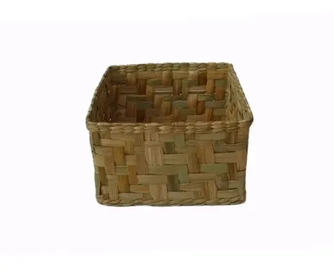 Taboa Cesto Natural 23x23x15 - artesanato de Mundo Urbano