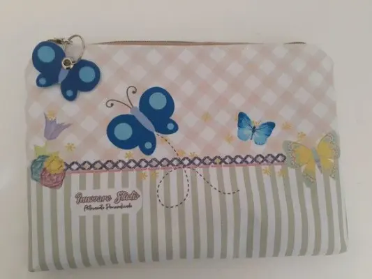 Necessaire Borboleta - artesanato de Innovare Studio