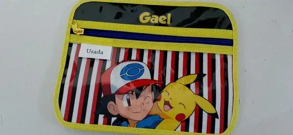 Case porta máscaras dupla face - Pokemon - artesanato de Innovare Studio