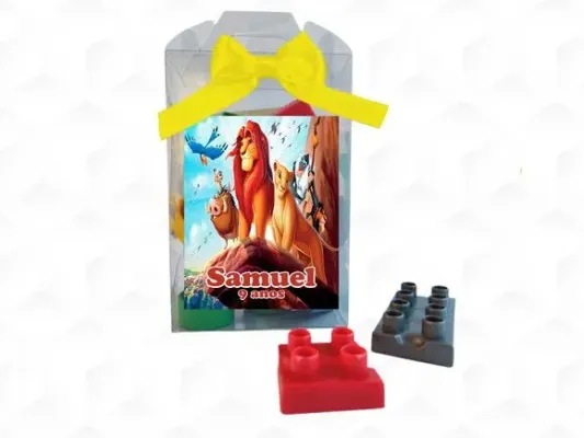 Bloco de Montar Rei Leão Personalizada - artesanato de creativitybynina