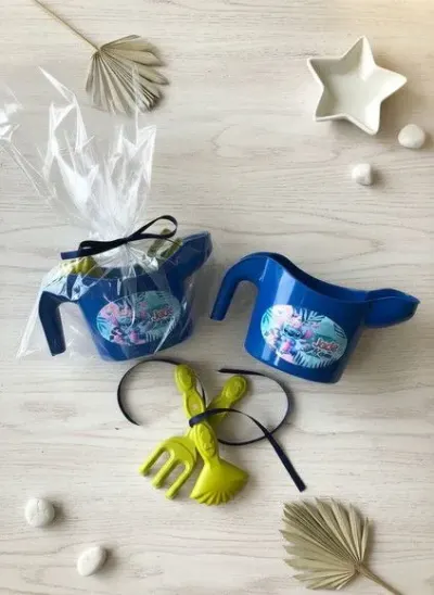 Baldinho Regador de Praia - Stitch Personalizado - artesanato de Mi Papelaria Criativa