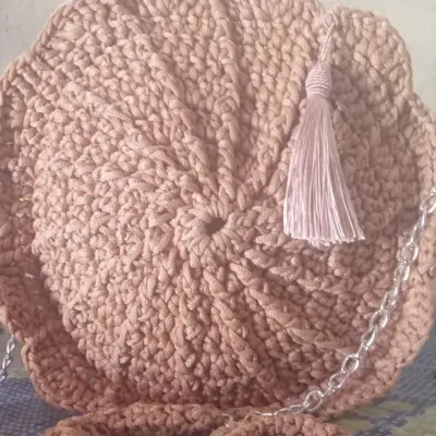 Bolsa Flor - artesanato de Mia & Lu Variedades