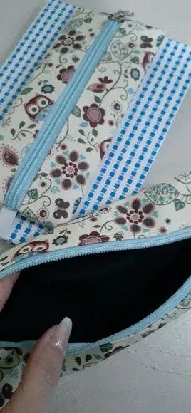 Estojo com elástico - artesanato de Innovare Studio