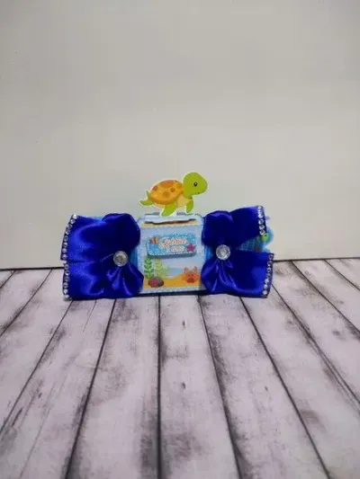 Caixa Bala Fundo Do Mar - artesanato de Fina Essência Papelaria Personalizada