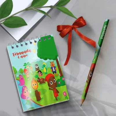 Bloquinho - Folclore Personalizado - artesanato de Mi Papelaria Criativa
