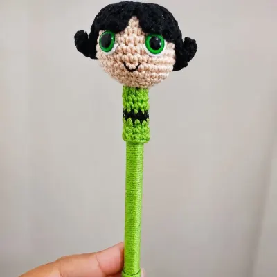 Caneta super poderosas - artesanato de Ternurinha Crochê
