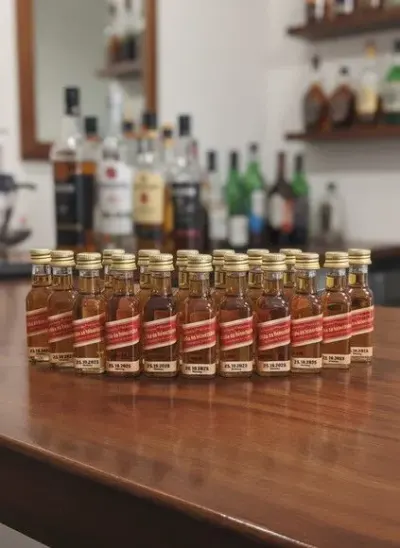 Garrafinha - 20ml Personalizada - artesanato de Mi Papelaria Criativa