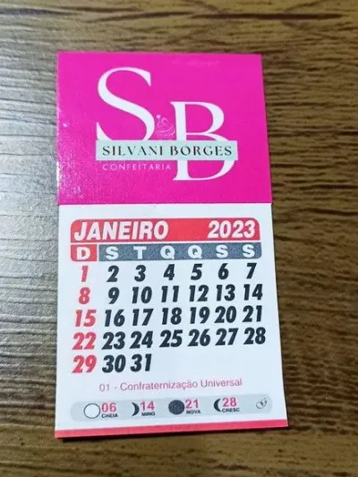 Calendário Imã de Geladeira Personalizado - artesanato de PAPCRIE