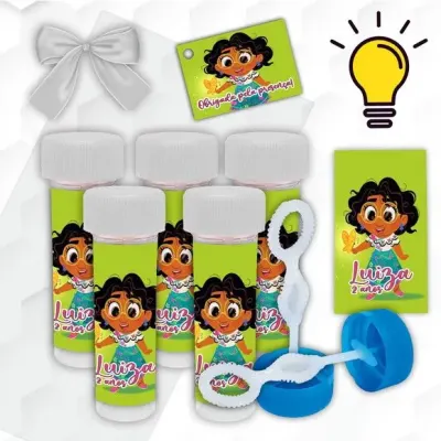 Bolinha de Sabão Encanto Baby Personalizada - artesanato de Mi Papelaria Criativa