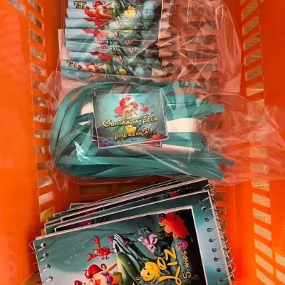Bloquinho Ariel Personalizado - artesanato de Mi Papelaria Criativa
