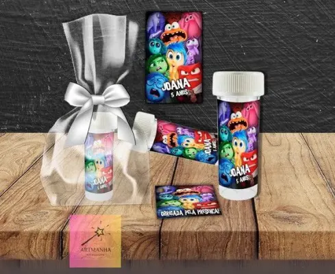 Bolha de Sabão Divertidamente Personalizada - artesanato de Artmanha Lembrancinhas