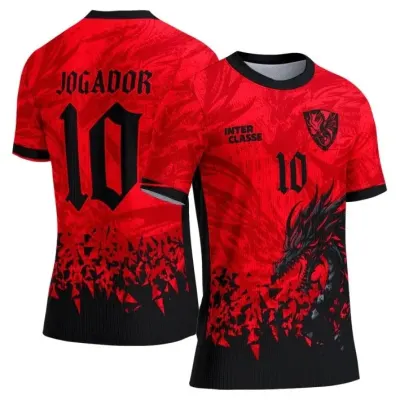 Camisa Interclasse Modelo 236 Dragão Vermelho - artesanato de JD PRINT 3D