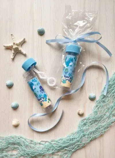 Bolha de Sabão - Fundo do Mar Personalizado - artesanato de Mi Papelaria Criativa