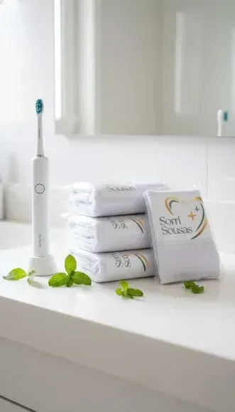Toalha de Mão Personalizada - Brinde Corporativo - artesanato de Innovare Studio