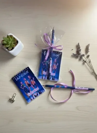 Bloquinho - Guerreiras Kpop Personalizado - artesanato de Mi Papelaria Criativa
