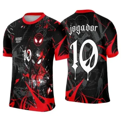 Camisa Interclasse Modelo 281 Aranha Vermelha - artesanato de JD PRINT 3D