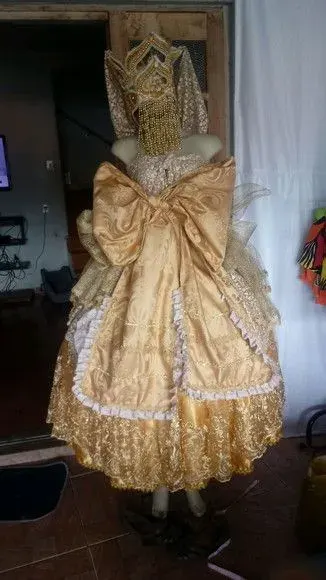 Roupa de Luxo Oxum - artesanato de Ateliê Ofatemi