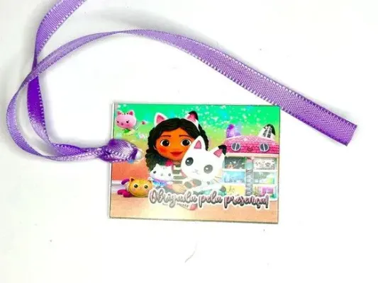 Tag Casa Mágica da Gabby Personalizada - artesanato de Mi Papelaria Criativa