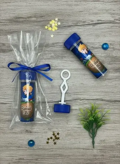 Bolha de Sabão - Pequeno Principe Personalizado - artesanato de Mi Papelaria Criativa