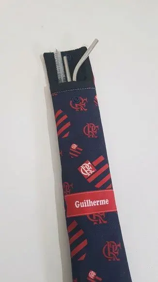 Porta canudo ecológico - artesanato de Innovare Studio