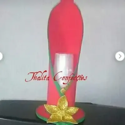 suporte para copos descartáveis - artesanato de Ateliê Thalita Confecções