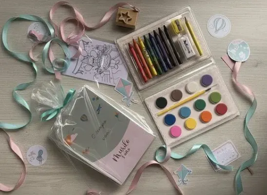 Estojo de Pintura 24pç - Infantil Personalizado - artesanato de Mi Papelaria Criativa
