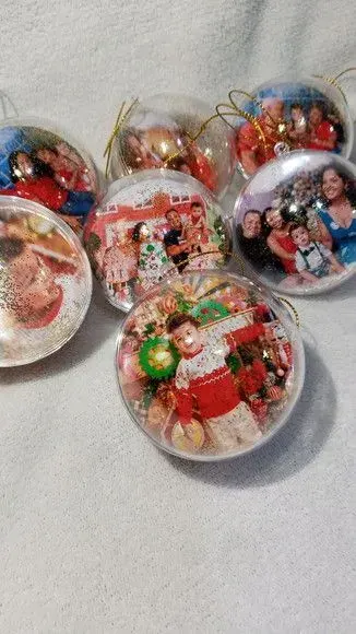 Bola para Arvore de Natal Foto - artesanato de PAPCRIE