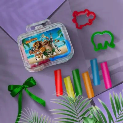 Mini Maleta - Madagascar Personalizada - artesanato de Mi Papelaria Criativa