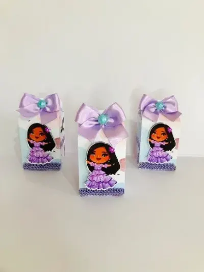 Caixa Milk Encanto Isabela - artesanato de Fina Essência Papelaria Personalizada