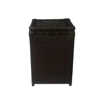 Cesto Roupa Sintético Argila 35x35x60 - artesanato de Mundo Urbano