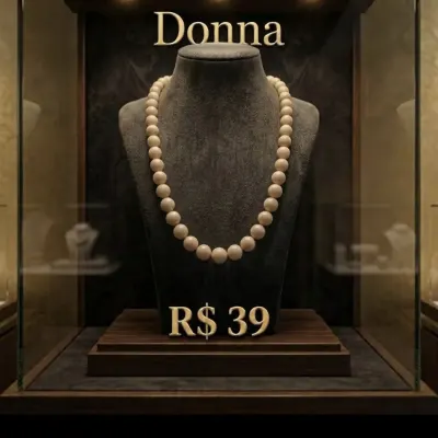 Colar em cristal premium - artesanato de Donna