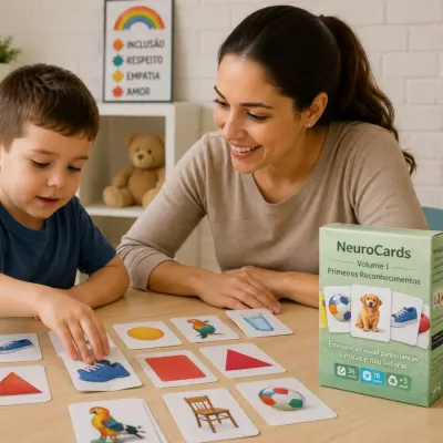 Cartas Educativas Infantil 36 Unidades Atenção e Memória JD Arte - artesanato de JD Arte