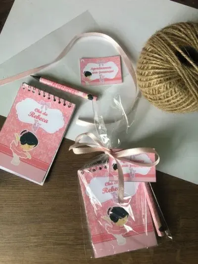 Bloquinho Bailarina Personalizado - artesanato de creativitybynina