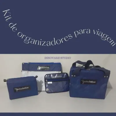 Kit viagem - organizadores - artesanato de Innovare Studio