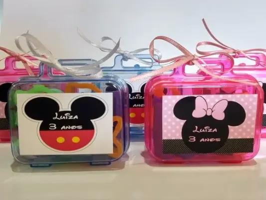 Maletinha Mickey Modelar - artesanato de Mi Papelaria Criativa