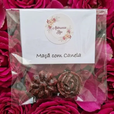 Chá de maçã com canela encapsulado - artesanato de Abbracio Bijoux