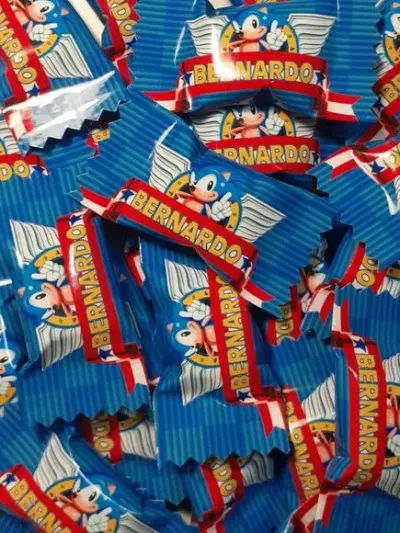 Balinha personalizada Sonic - artesanato de Amulleto Ateliê