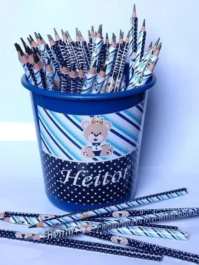 Lápis personalizado - artesanato de Mi Papelaria Criativa