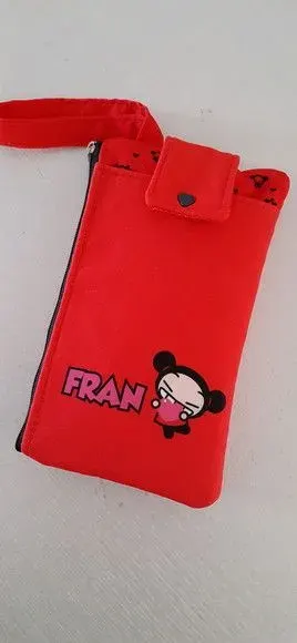 Porta Celular e documentos - 3 bolsos - artesanato de Innovare Studio